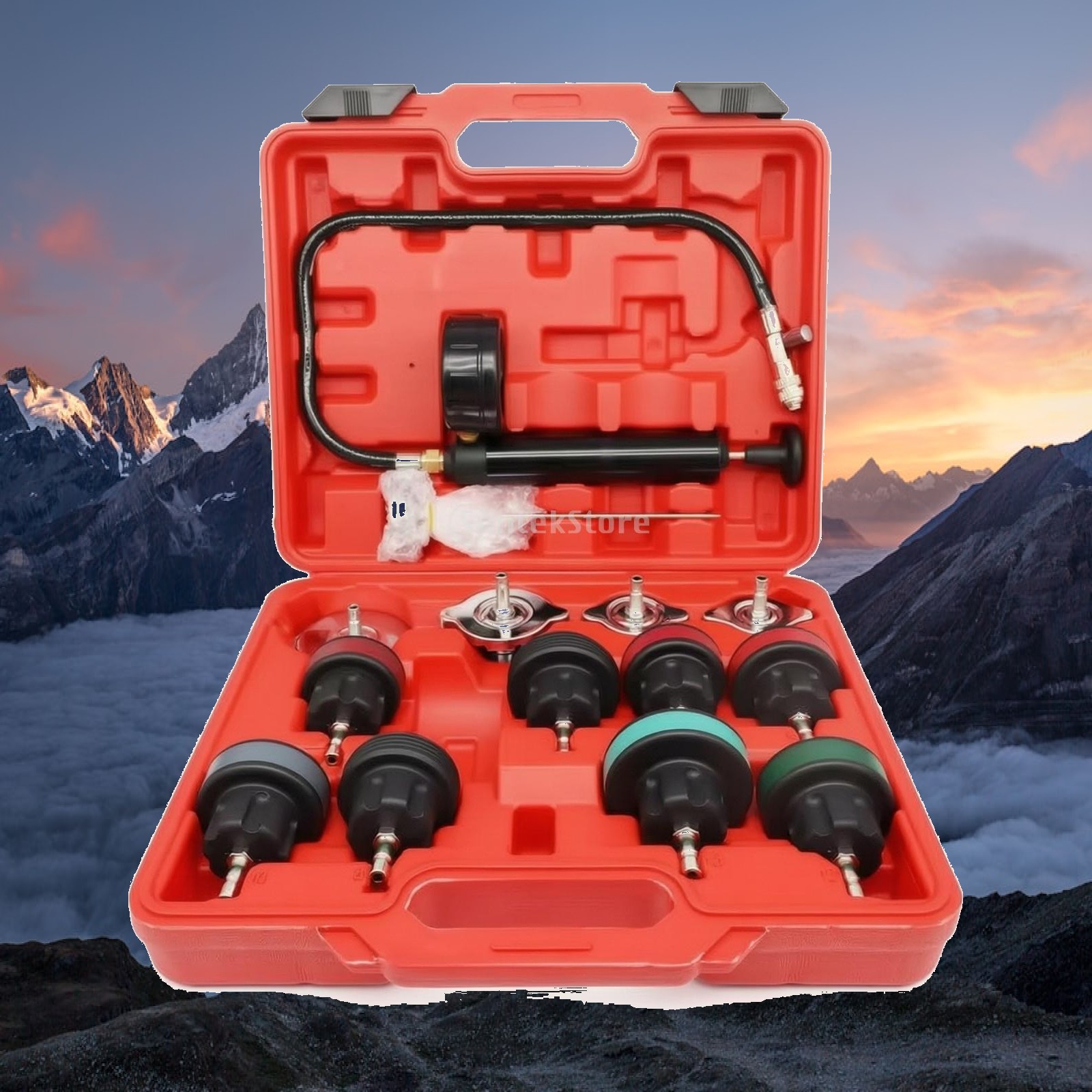 Radiator Pressure Tester - جهاز اختبار نظام التبريد، مضخة ضغط