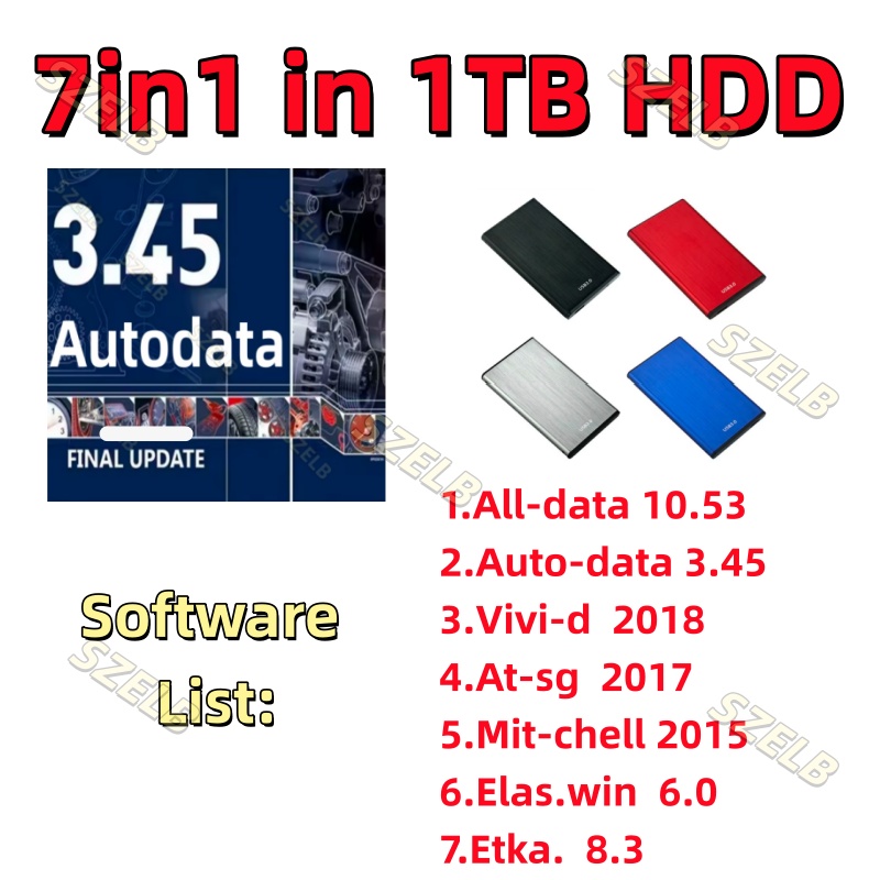 Auto Repair Shop Software - أحدث برامج Alldata 7in1 مع برنامج