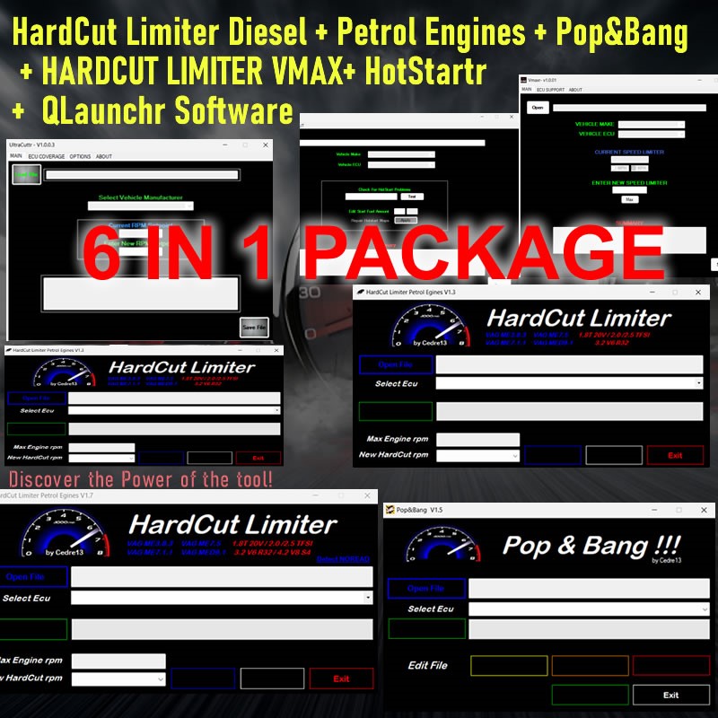 Auto Repair Shop Software - 6 في 1 حزمة جديدة هاردكت
