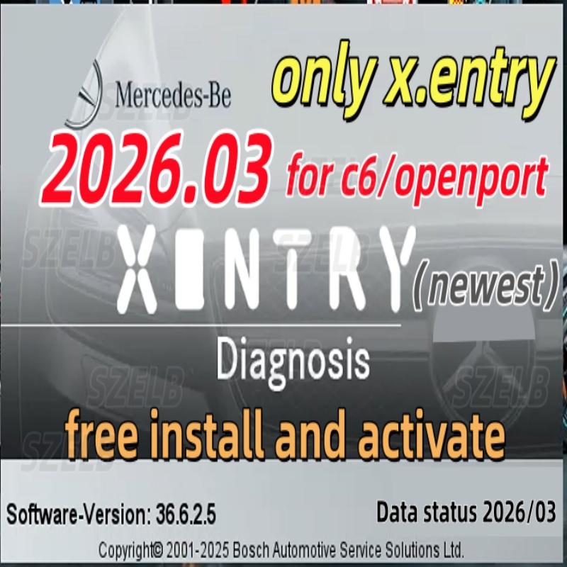 Auto Repair Shop Software - أحدث برنامج تشخيص Xentry لعام 2026
