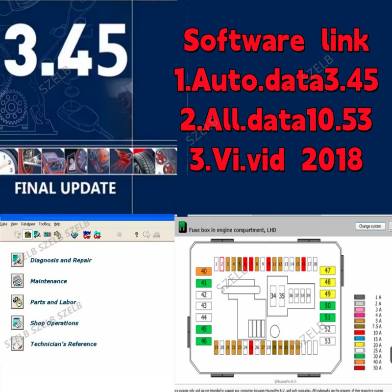 Auto Repair Shop Software - أحدث إصدار من برنامج Autodata 3.45