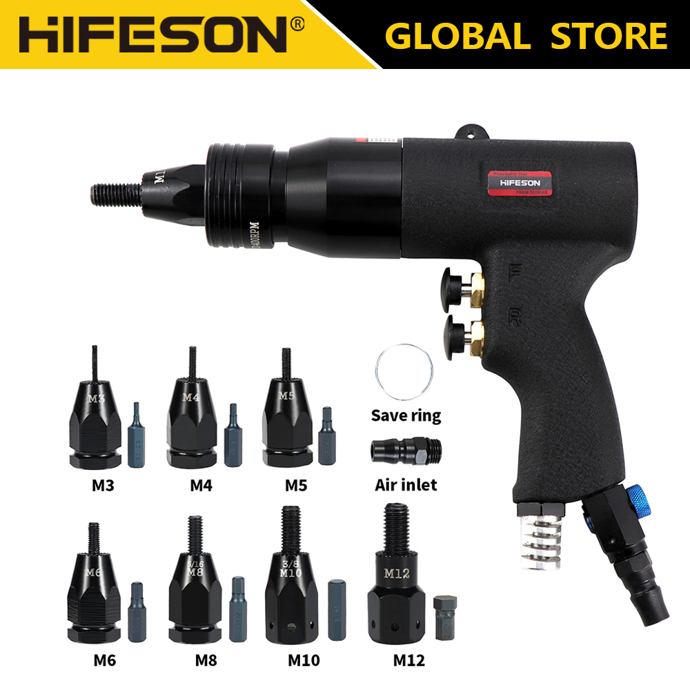 Rivet Gun Air - HIFESON الذاتي قفل هوائي جوزة برْشام
