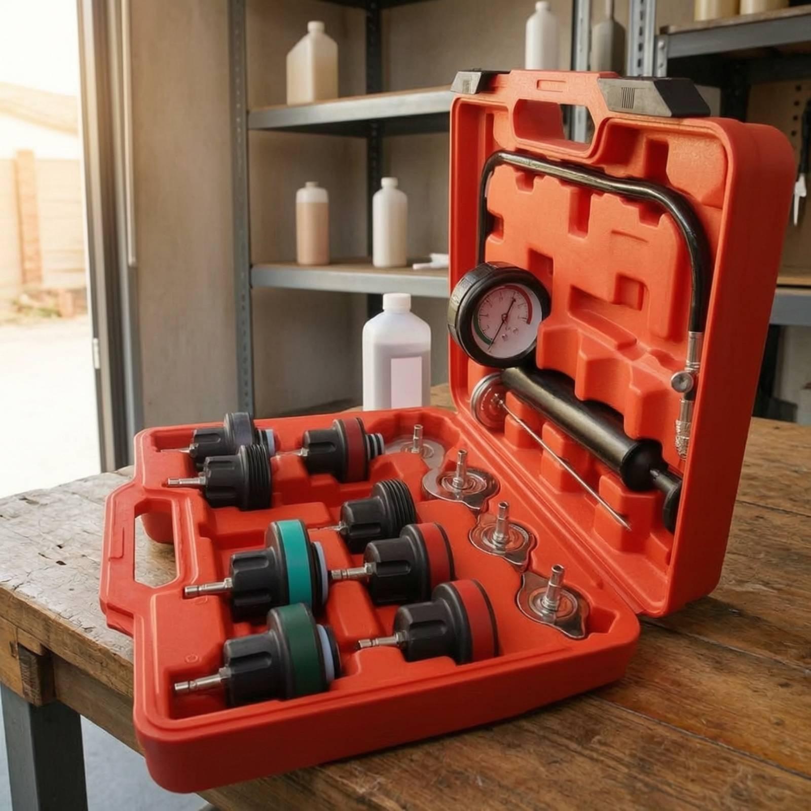 جهاز اختبار نظام التبريد، مضخة - مراجعة Radiator Pressure Tester وسعره