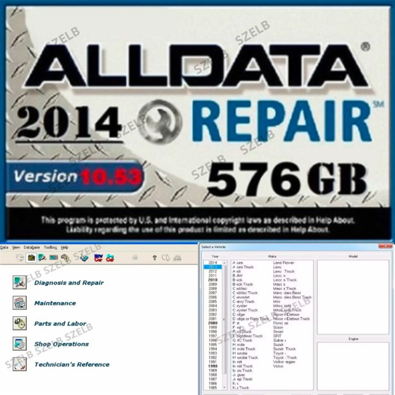 أحدث برامج Alldata 7in1 مع برن - مراجعة Auto Repair Shop Software وسعره