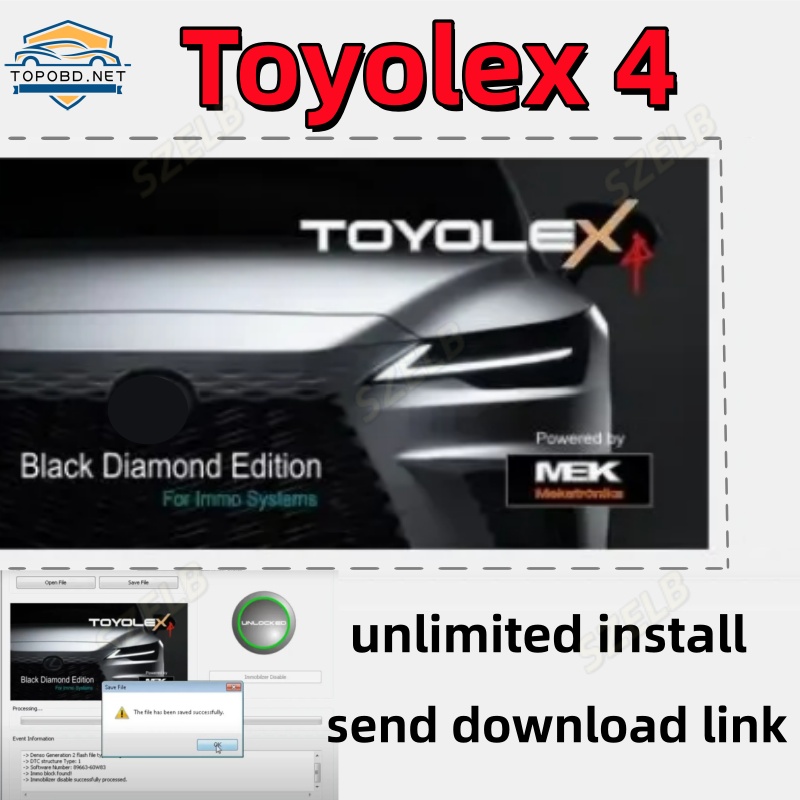 برنامج Toyolex 4 IMMO مع مولد  - مراجعة Auto Repair Shop Software وسعره
