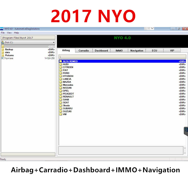 2017 NYO 4 وسادة هوائية لقاعدة - مراجعة Auto Repair Shop Software وسعره