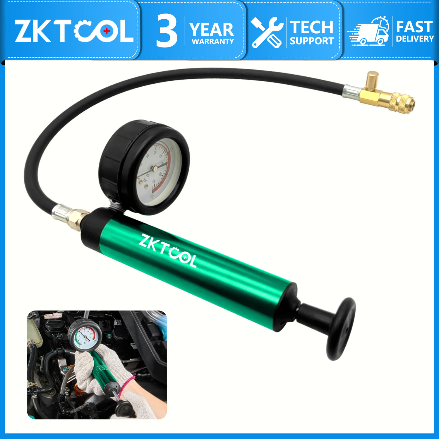 أداة اختبار ضغط نظام تبريد الس - مراجعة Radiator Pressure Tester وسعره