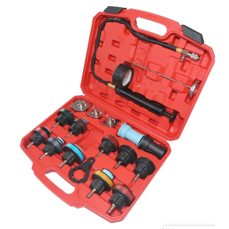مجموعة اختبار ضغط المبرد مكونة - مراجعة Radiator Pressure Tester وسعره