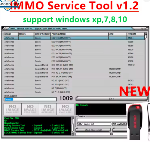 أحدث بيع Edc 17 IMMO خدمة أداة - مراجعة Auto Repair Shop Software وسعره